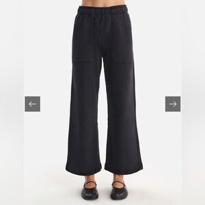 Mate The Label Organic Fleece Wide Leg Pant